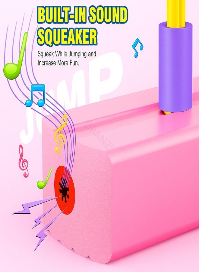 DRANZ Pogo Stick Jumper for Kids - Fun Bouncing Toy for Boys & Girls Ages 3+ | Safe, Durable & Support Up to 250 lbs | Indoor & Outdoor Jumping Stick with Squeaky Sound - Great Gift for Toddler & Kids - Image 4